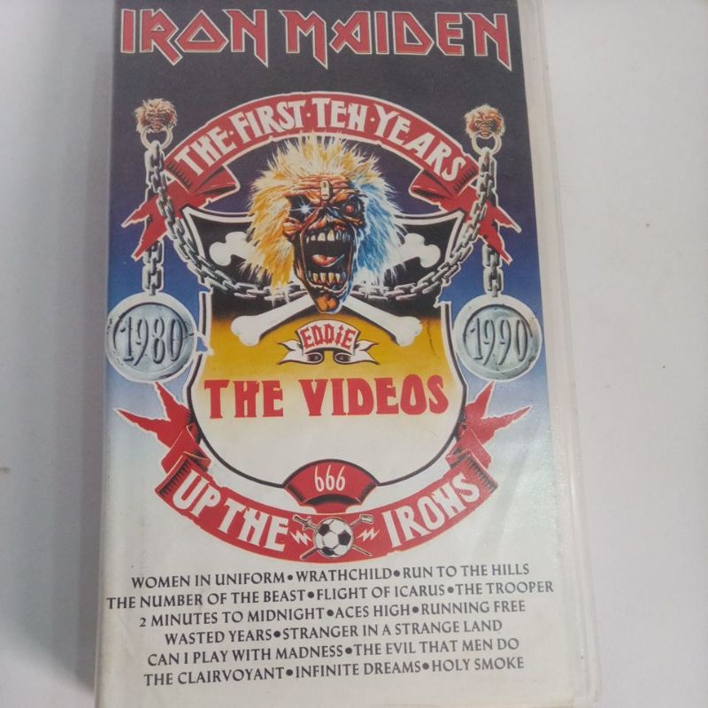 VHS Iron Maiden the first ten years