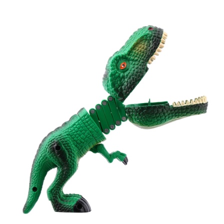 Blocos De Montar T-rex Verde Grande 28.5cm Desenho Animado