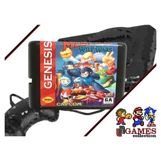 Cartucho Mega Man: The Wily Wars - Mega Drive, Genesis, clássico, alta qualidade