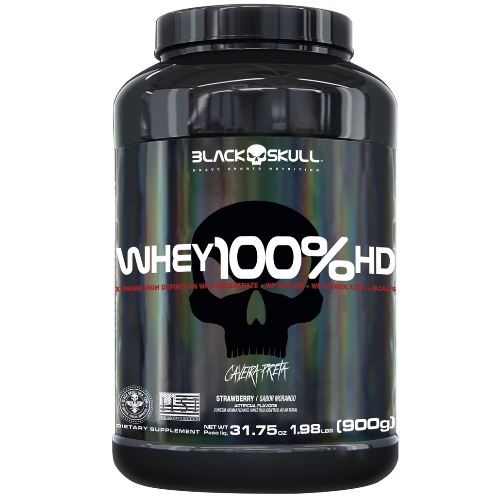 Whey 100 Hd 900g Blackskull Pote Wpc Wpi Wph Shopee Brasil