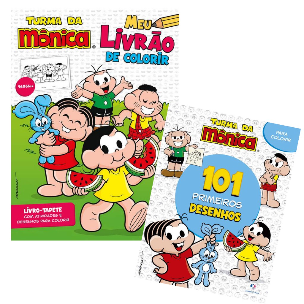 Livro de colorir Turma da Mônica - Edição Especial