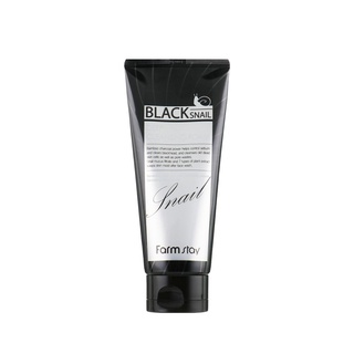 farmstay black snail deep cleansing foam 180g