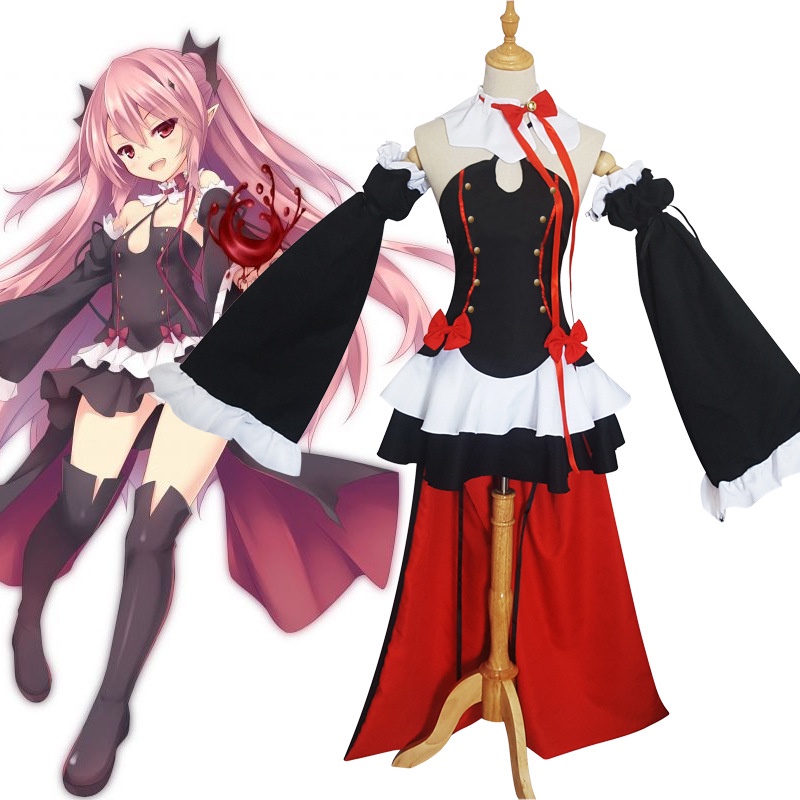 Anime Tepes Sérum Trajes Krul Cosplay Uniforme Vestidos Define