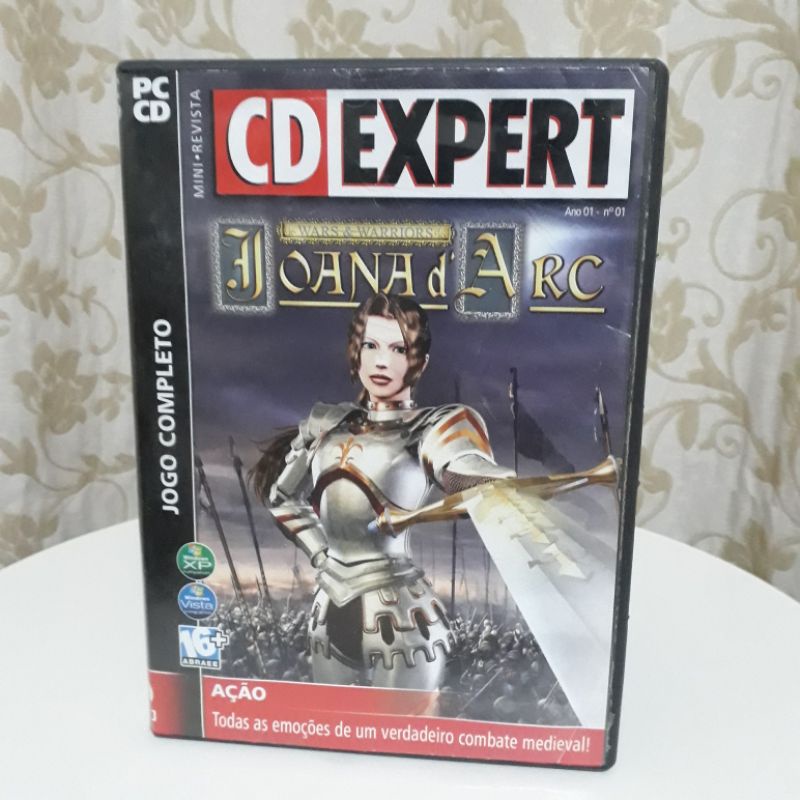 Jogo original PC - Joana Darc - série Wars e Warriors - Mídia