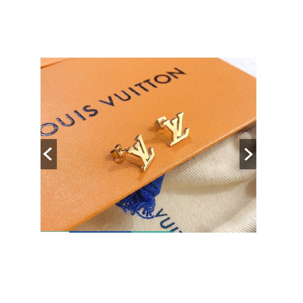 Promoção *** Brinco Louis Vuitton Brinco Lv Aço Dourado