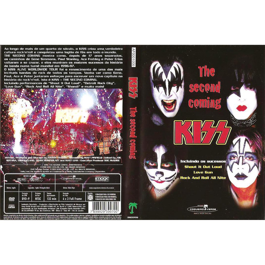Kiss 3 dvds bootlegs raros Documentario legendado | Shopee Brasil
