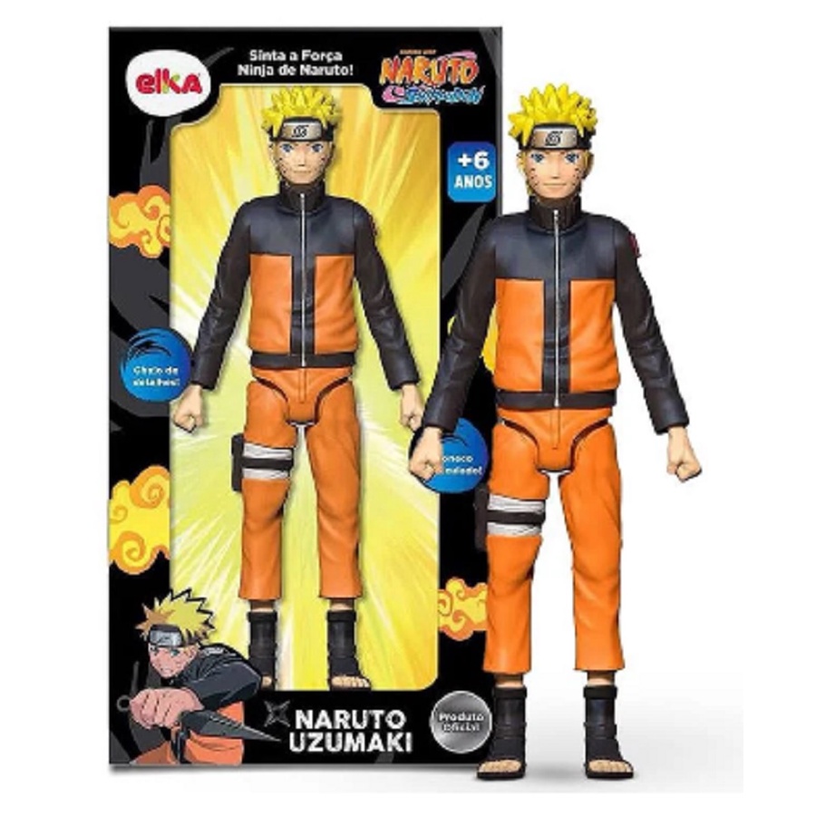 Boneco Naruto Uzumaki Shippuden Articulado Original - Elka | Shopee Brasil