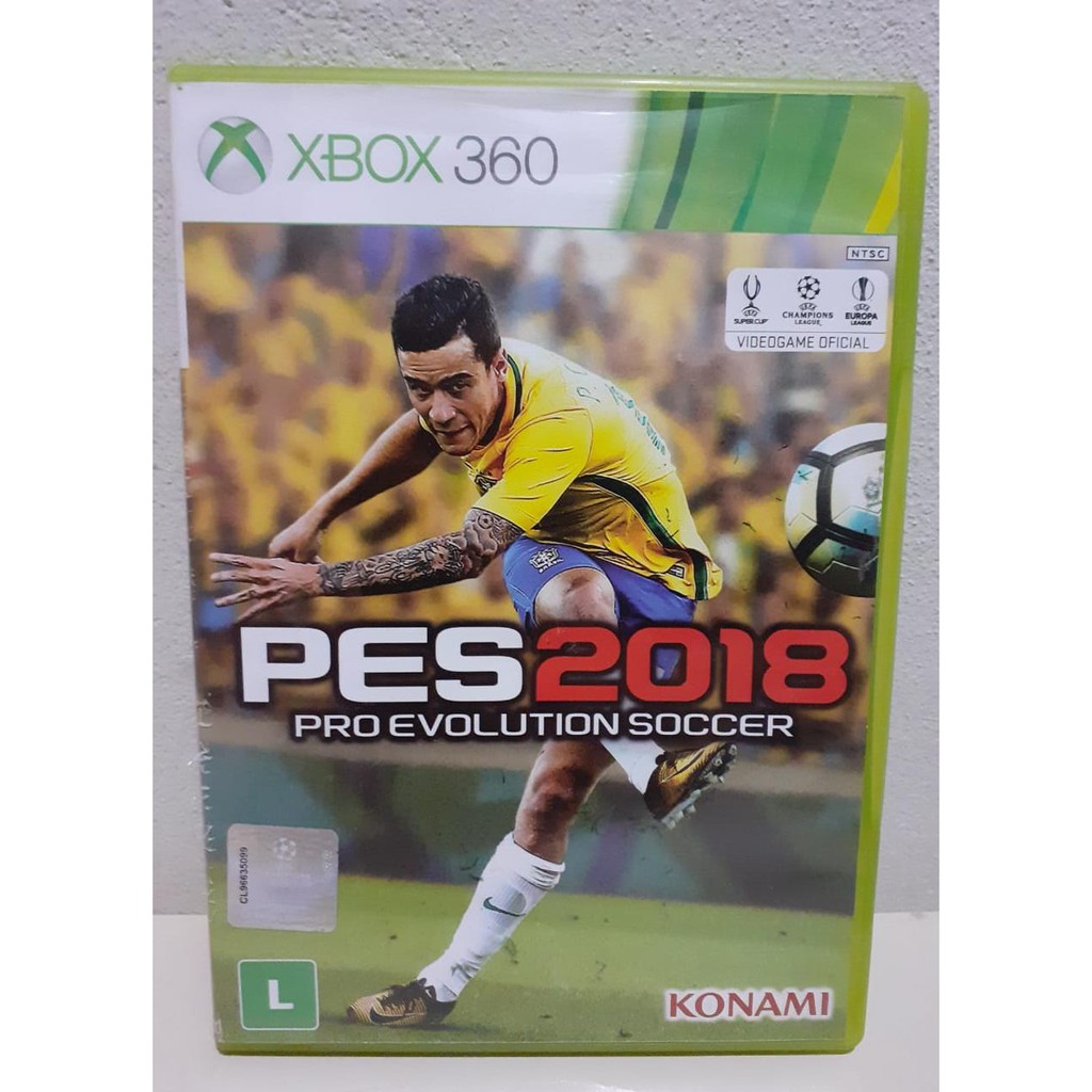 JOGO PES 2018 XBOX 360 USADO - TLGAMES