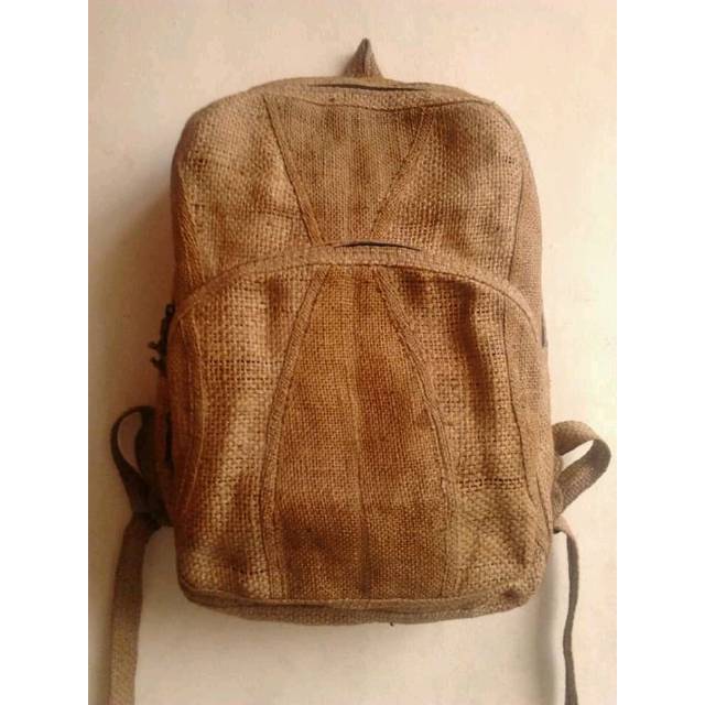 Mochila Burlap Backpack Shopee Brasil