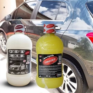 Kit Estética Automotiva Carro Resina Espelhamento Cera 1 Lt