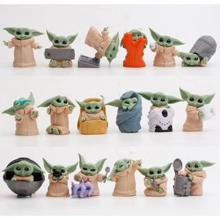 Bonecos baby yoda 7cm, uma unidade. Action figure star wars The Mandalorian