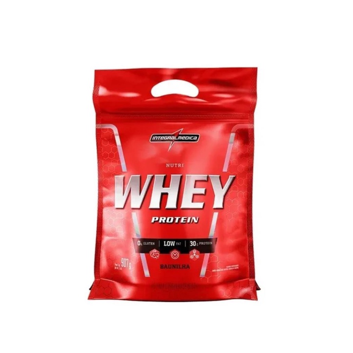 Nutri Whey Protein Integralmedica 907g Refil Baunilha