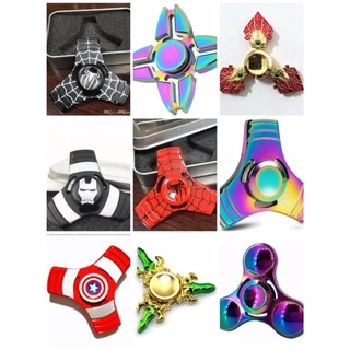 Hand Spinner de ferro fidget anti stress homem aranha homem de ferro capitão america transformers