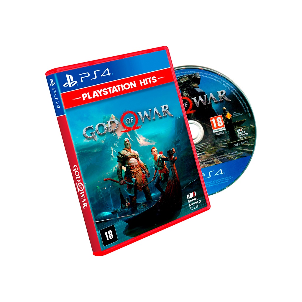 Jogo God of War Playstation Hits - Ps4 Mídia Física