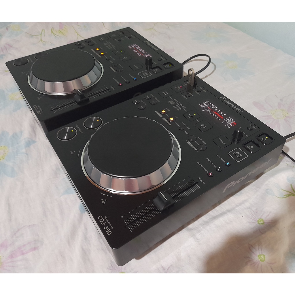 CDJ 350 Pioneer DJ Par Black | Shopee Brasil