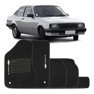 Tapete Carpete Gm Chevette 1973 À 1993 Lavável C/ Bordado