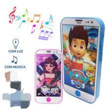 Brinquedo celular infantil musical com imagem patrulha canina e outros ...