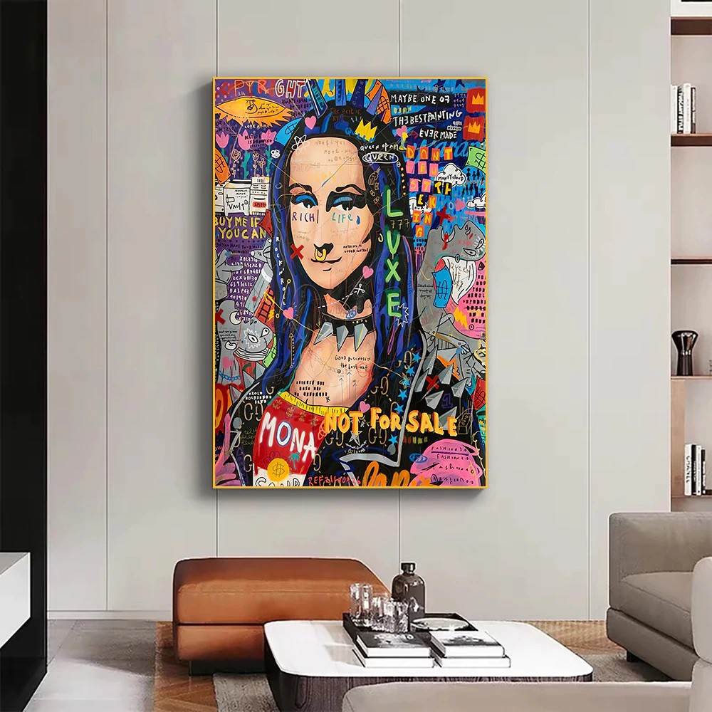 Quadro moderno Mona Lisa Pop-art (1 Part) Vertical