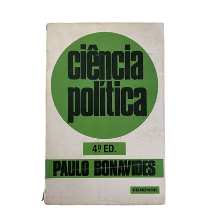 Livro Ciência Política de Paulo Bonavides 4ª ed. | Shopee Brasil
