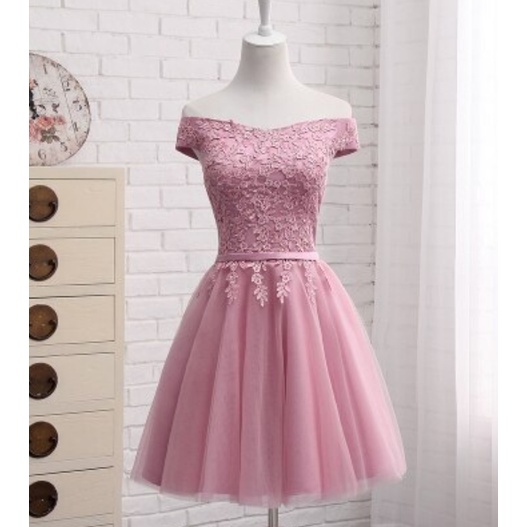 Vestido Curto De Festa Debutante Noiva 15 Anos Rosa '88c' | Shopee Brasil