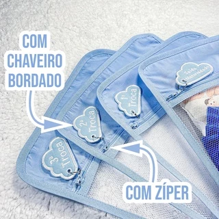 6 Saquinho Maternidade Organizador Viagem Mala Bebê 35x30 MALA/VIAGEM/ROUPA SUJA/ROUPA LIMPA em Oferta na Shopee