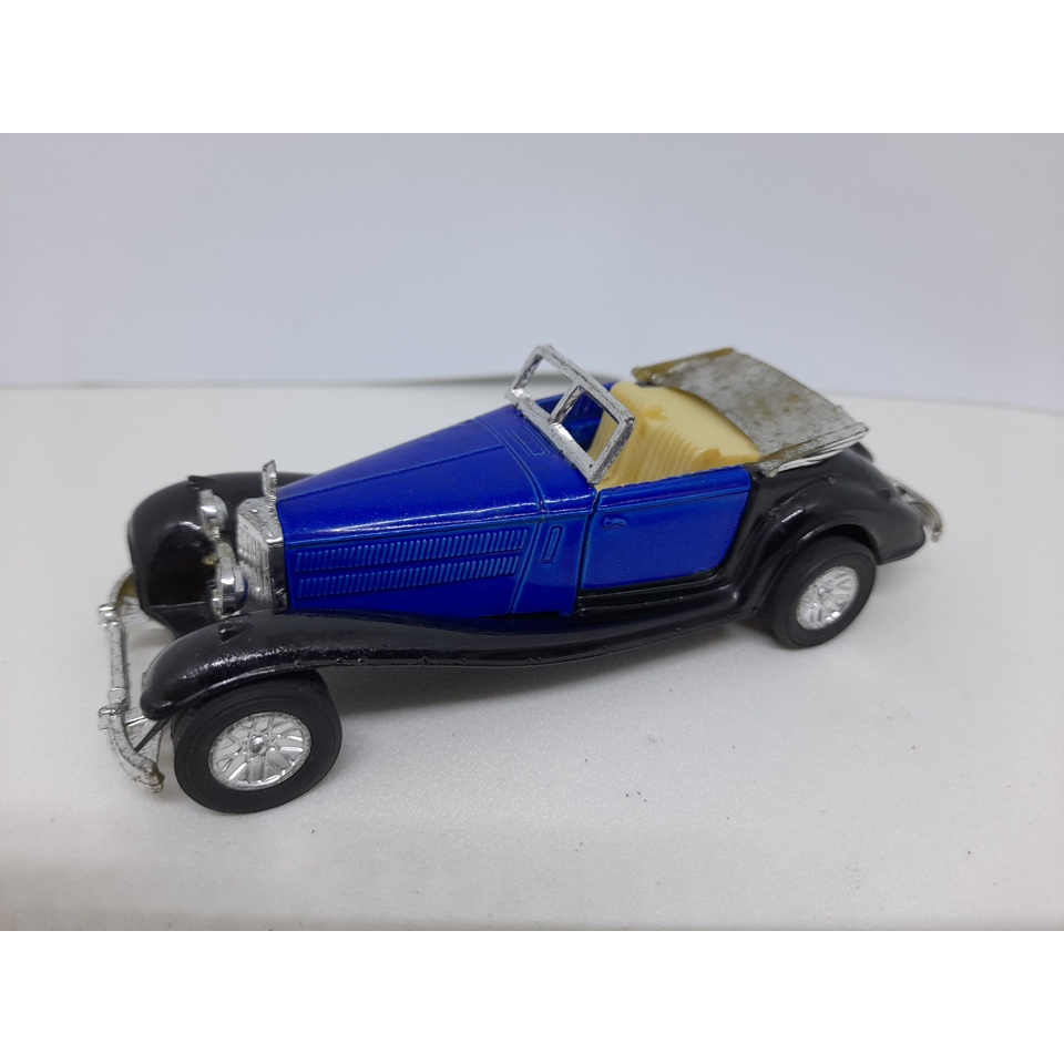 Miniatura Cavalo Mercedes Benz 1935 4 x 2 com carenagem - Azul