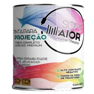 Tinta Projeção Parede Tela Lcd Dlp Led 4k Hd 3d Projetor HDR 120hz