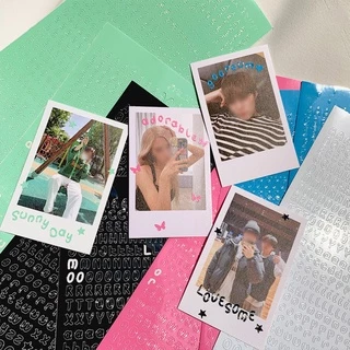[SOOANG STUDIO] Sooangs 004 Adesivos ABC De 6mm/Alfabeto Coreano CUTE/Toploader-Manga-Polco-De Material Decorativo Journal DIY