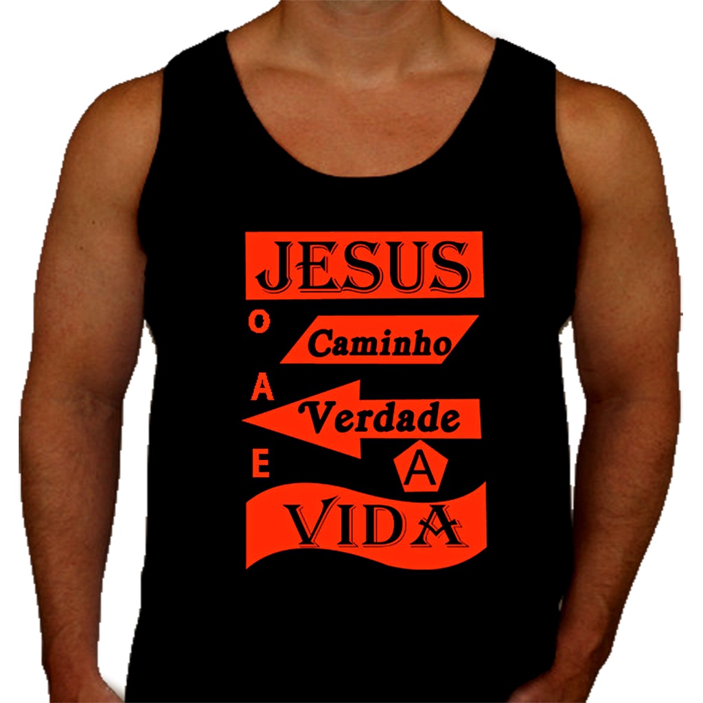 Regata Masculina Jesus O Caminho 