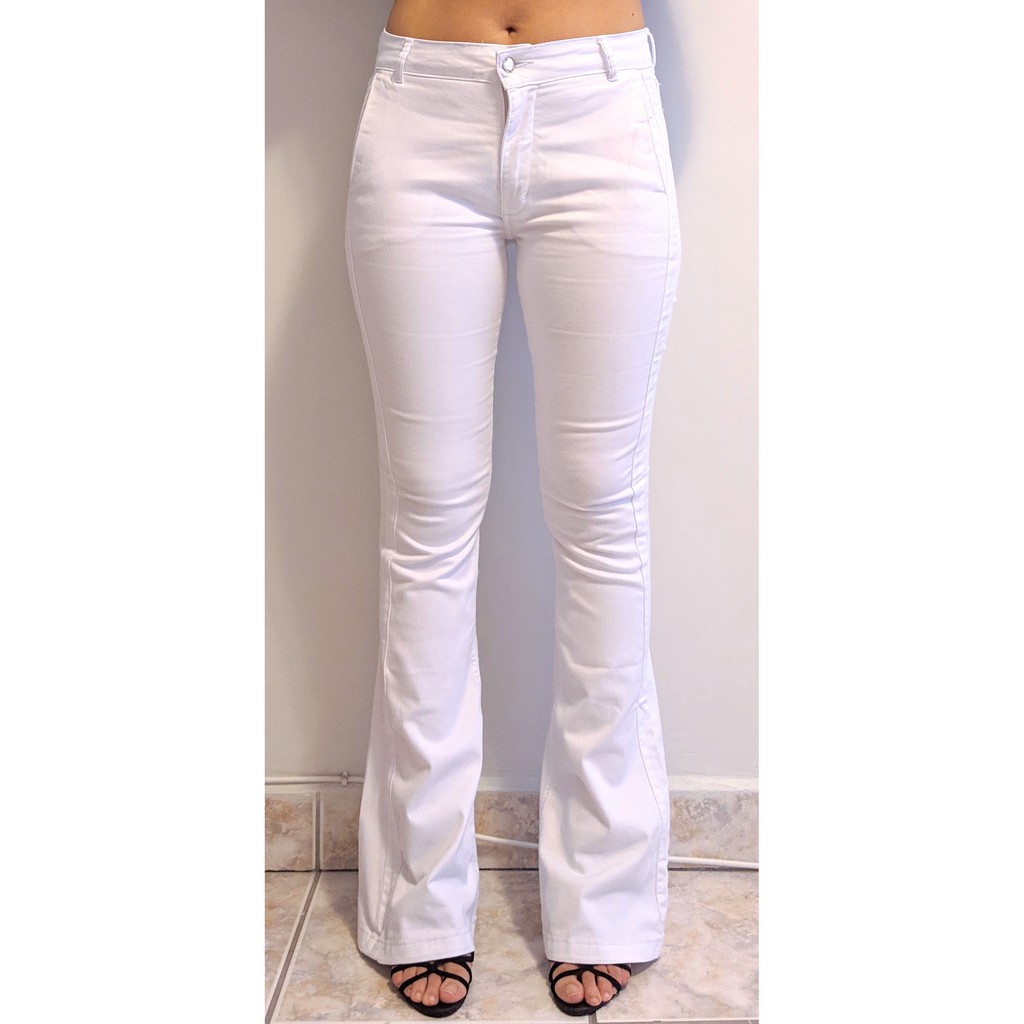 Calça jeans branca hot sale hering