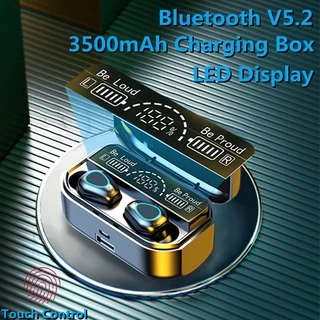 TWS Fone De Ouvido Sem Fio Bluetooth 5.2 À Prova D'água 9D Estéreo Esportivo Com Microfone