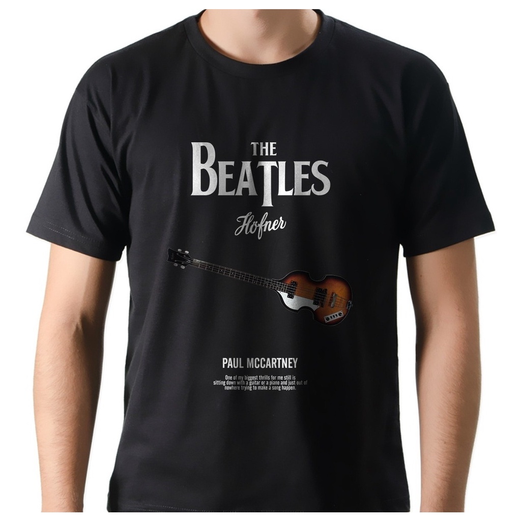 Preços baixos em Tamanho Regular de Algodão The Beatles Blusas para  mulheres