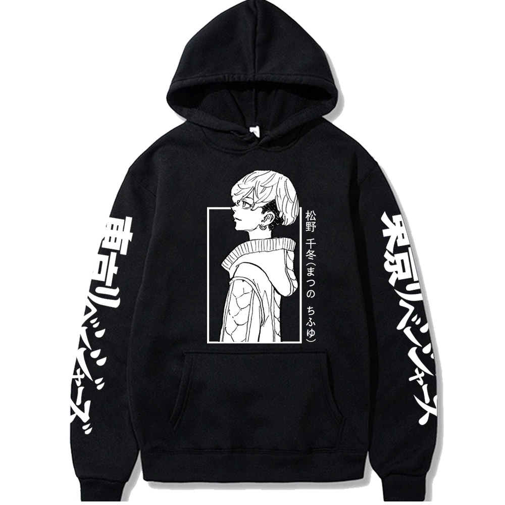 Menina anime dos desenhos animados personalidade dark hip hop japonês  harajuku topos solto casual inverno hoodie