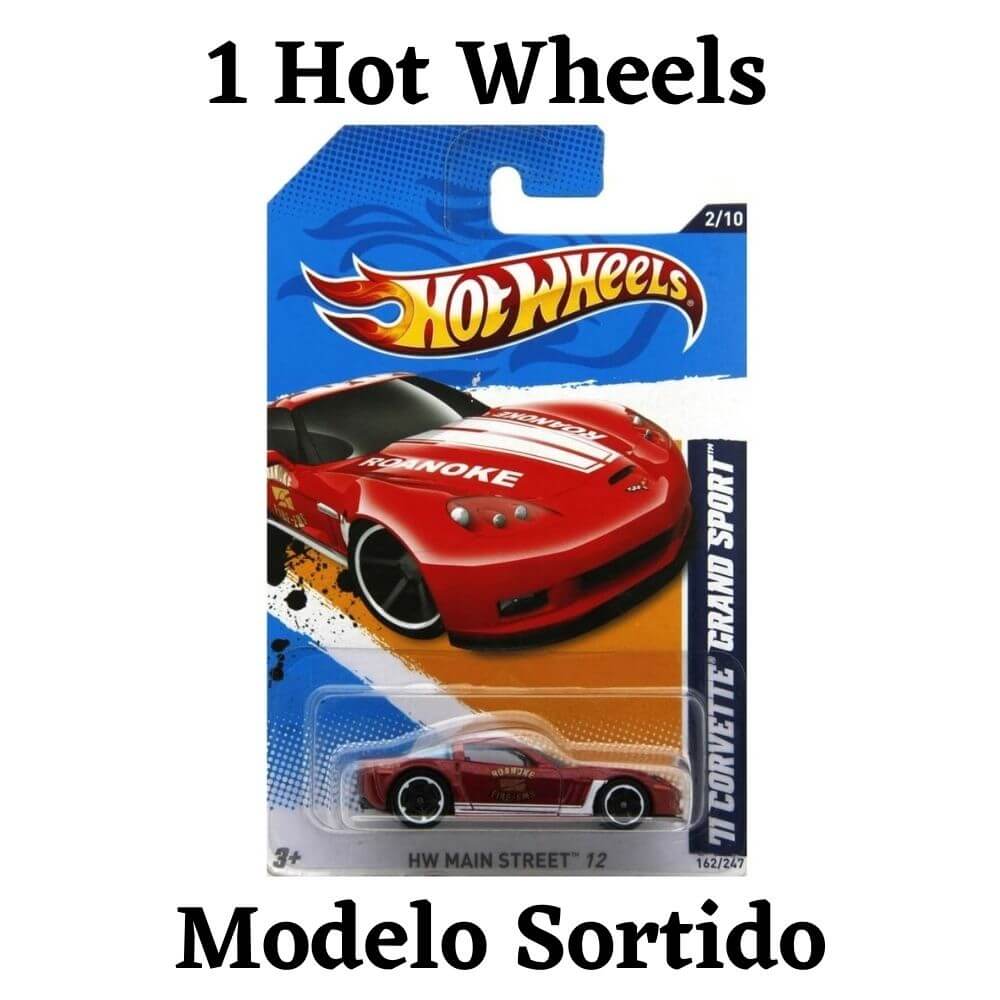 05 Carrinhos Hot Wheels Sortidos - Originais Sem Duplicidade