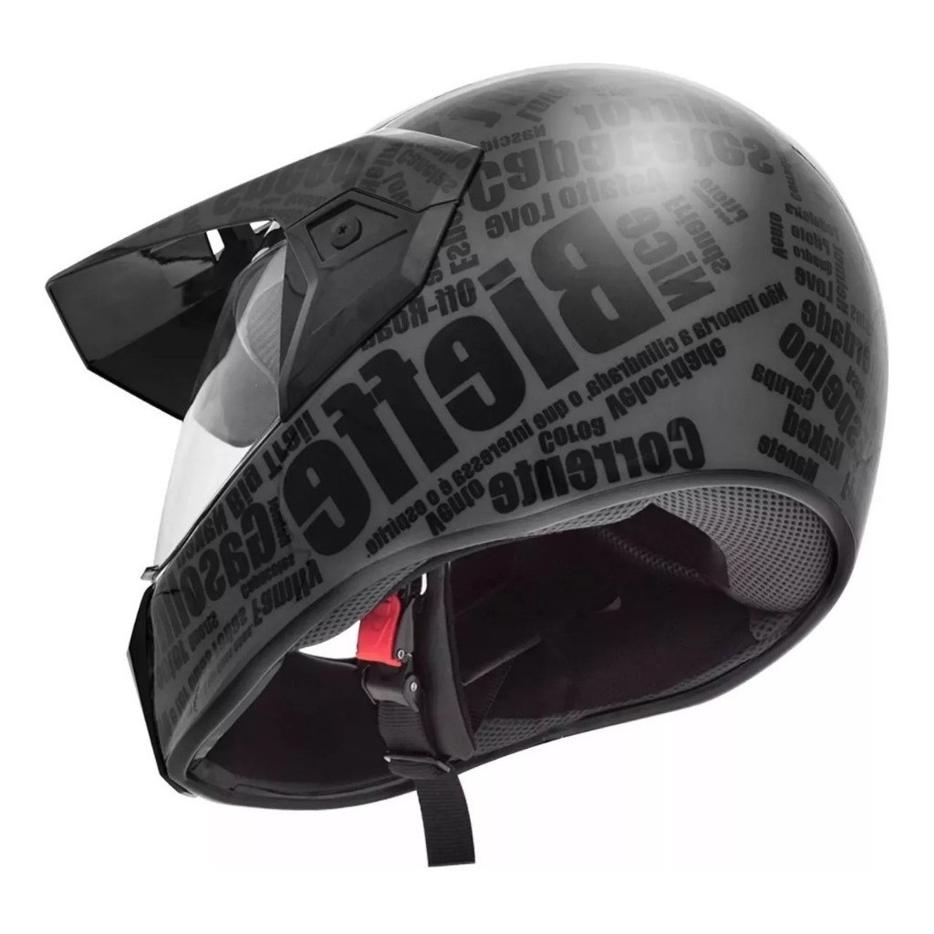 Capacete Bieffe 3 Sport Mirror Cross Enduro Preto Fosco Shopee Brasil