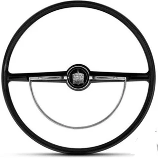 Volante Cálice Fusca Antigo Preto Black - Brasília Kombi Variant Tl Karmann Ghia
