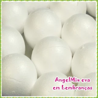 Bola de isopor de 20mm Pacote com 100 unidades