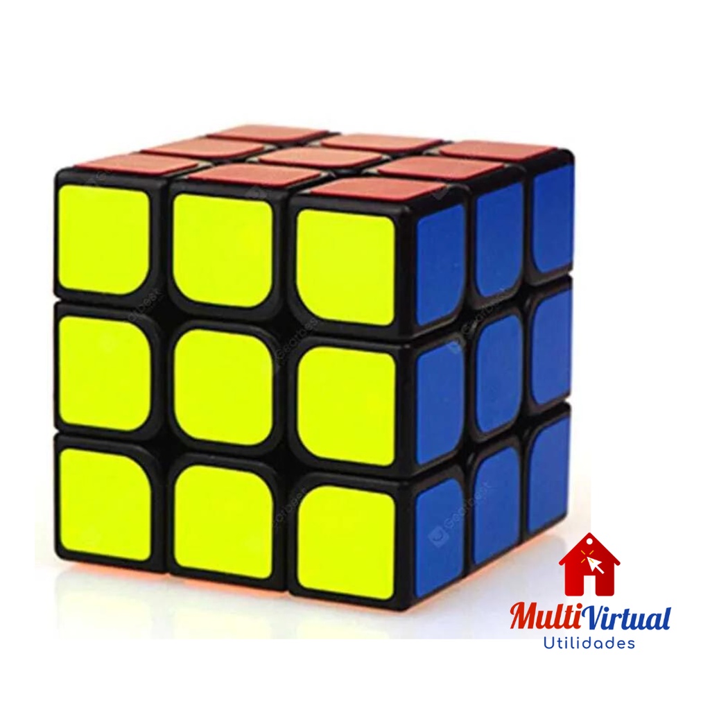 Cubo Mágico Profissional 3x3 Interativo Anti Stress (Sortido)