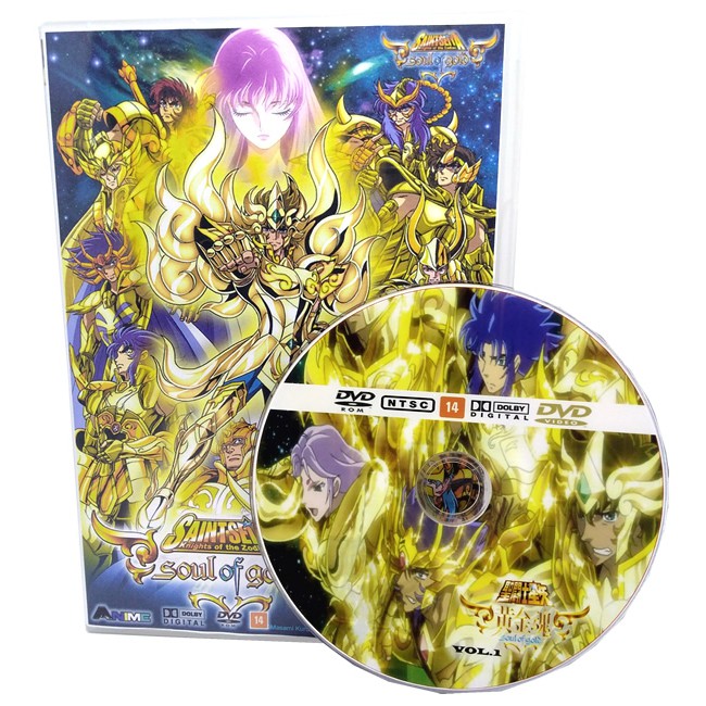 Dvd Saint Seiya Soul Of Gold Legendado TV | Shopee Brasil