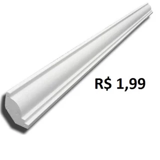 Moldura Roda Teto Sanca Isopor kit14 Metros #002