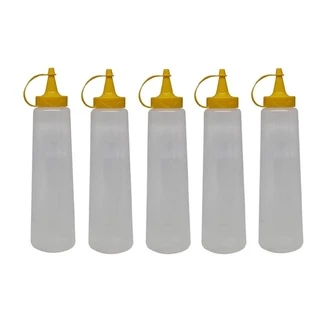 Kit 5 Bisnagas Para Molhos - 400ml