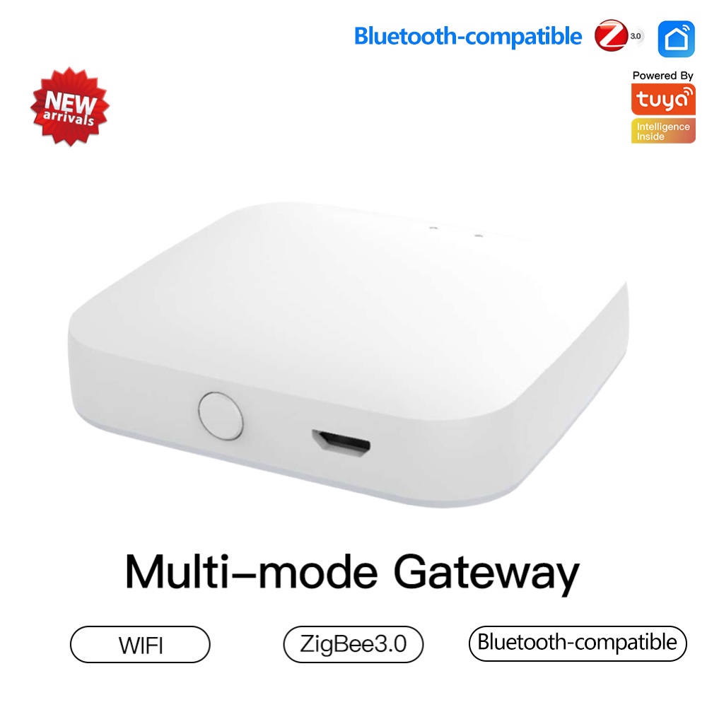 Tuya Multi-mode Smart Gateway ZigBee 3.0 Compatível Com Bluetooth Mesh Hub Trabalho App Controle De Voz via Alexa Google Home