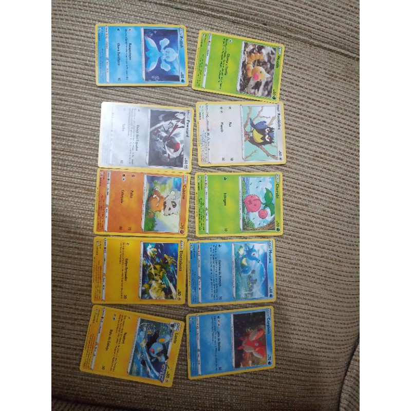 Lote Pack 100 Cartas Pokémon Pacote Épico Aleatórias Comum