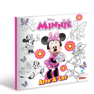 Livro Para Colorir Minnie Mouse Disney Infantil Grande Novo