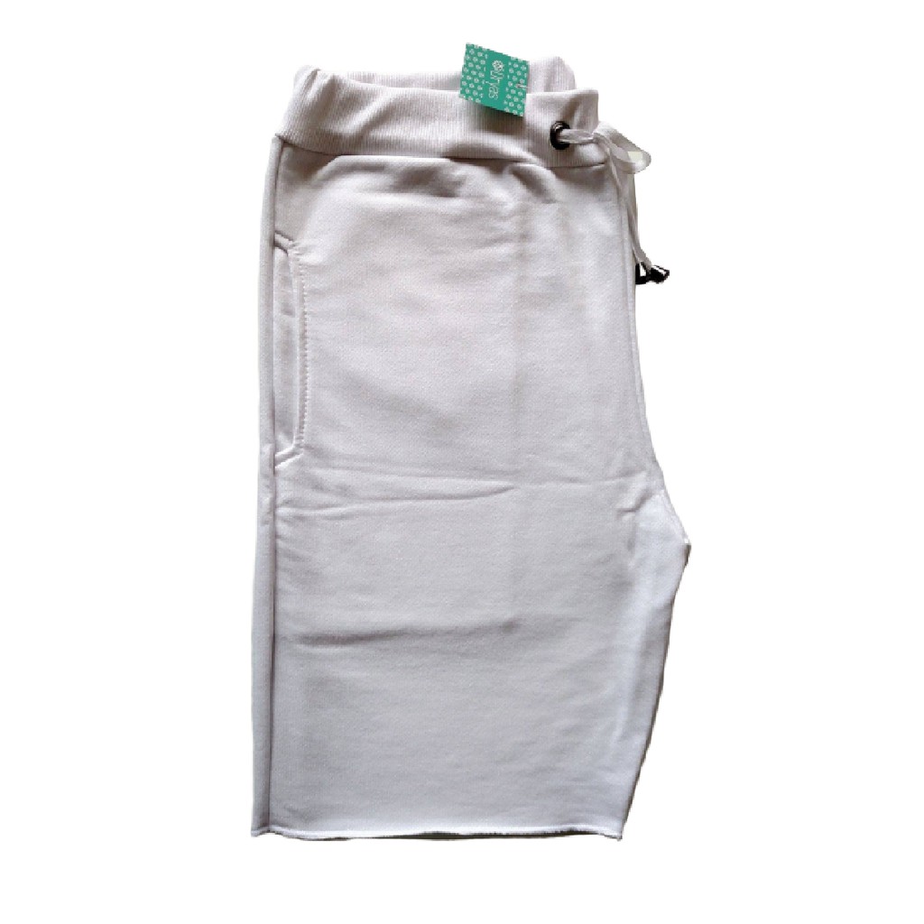 Bermuda moletom masculina - cor branca