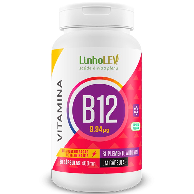 Vitamina B12 Concentrada Cobalamina 60 Cápsulas Veganas | Shopee Brasil