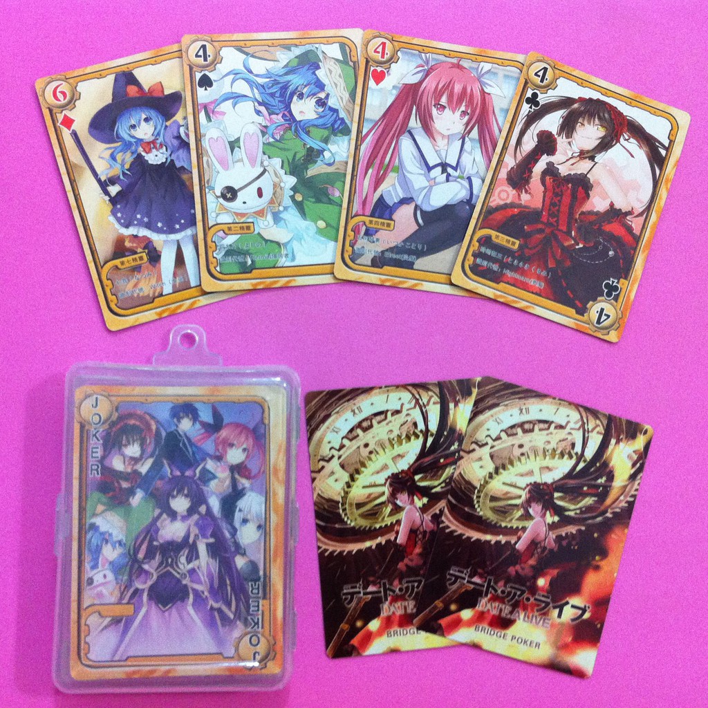 [VITRINE] Baralho Anime Clannad - Carta Jogo Truco Pôker Cartas Cards  Personagens