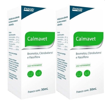 Calmavet Para Cães E Gatos Kit C/ 2