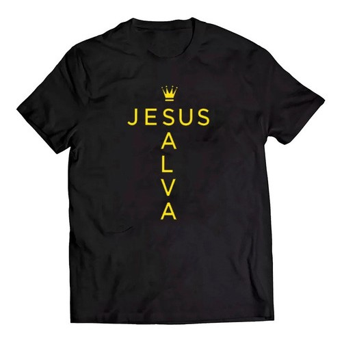 Camiseta Jesus Salva Gospel Religioso