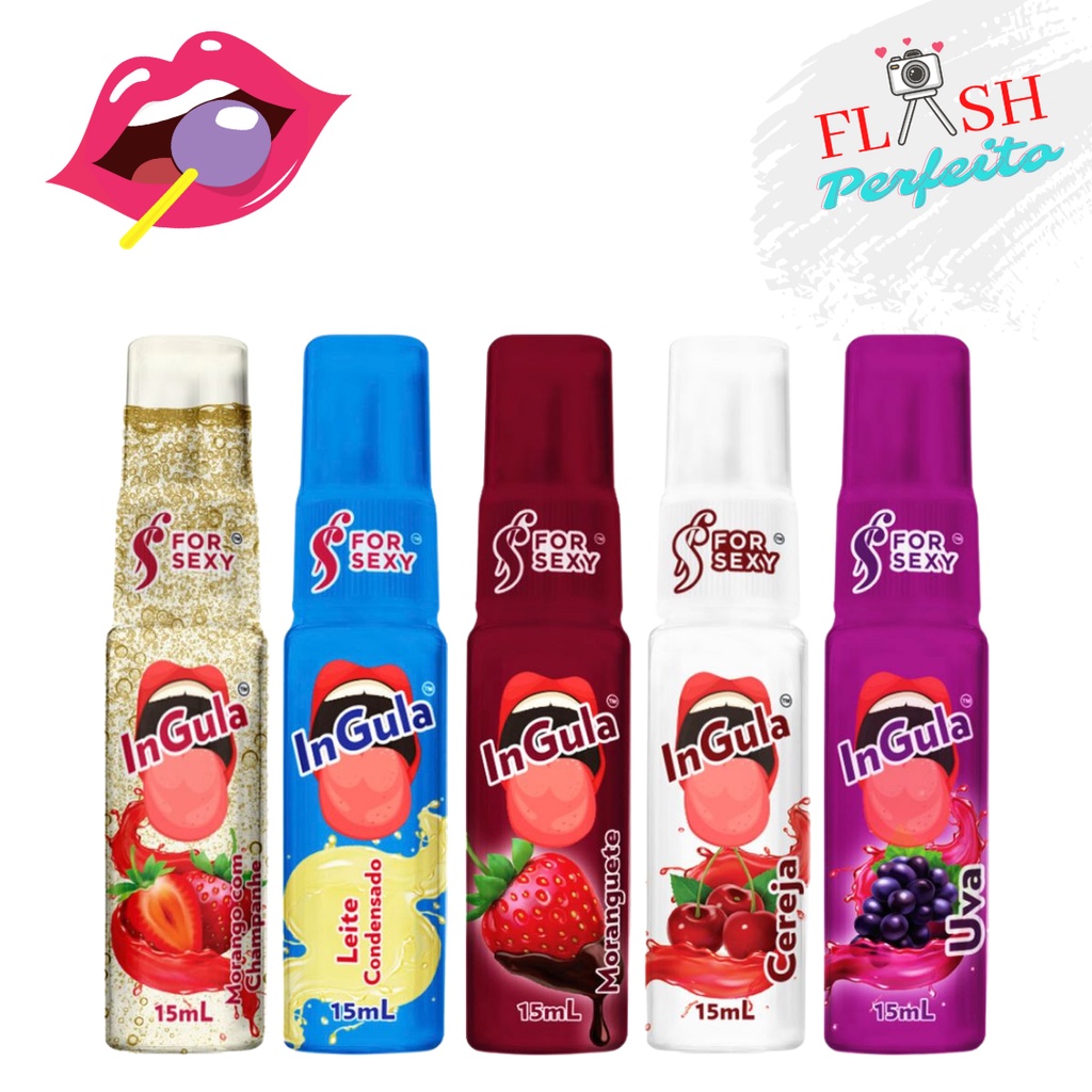Ingula Gel Dessensibilizante Oral Spray 15ml Sexy Shop | Shopee Brasil